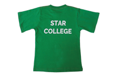 T-Shirt Plain - Emerald Printed - Star College