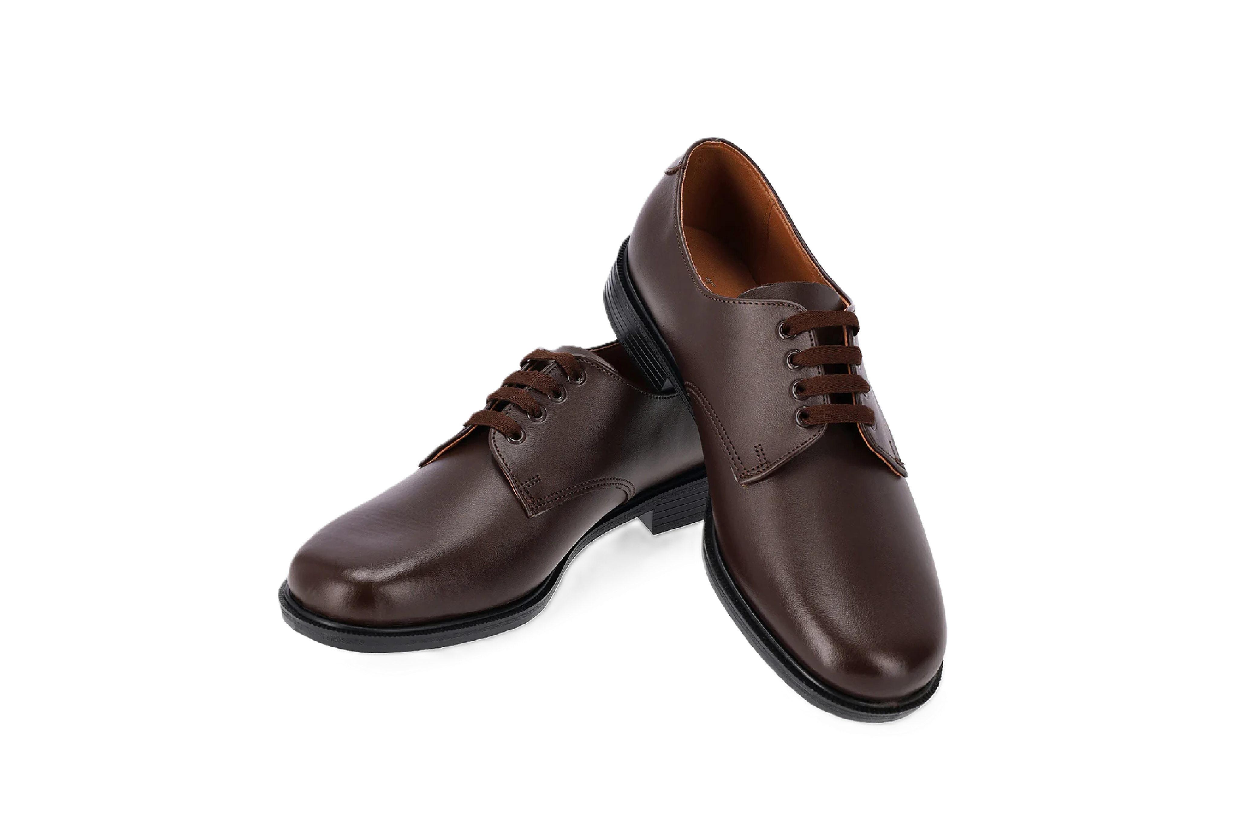Toughees Hank Lace Up School Shoes - Brown