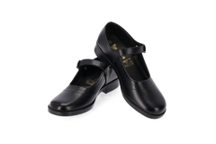 Toughees Pearl Barover School Shoes - Black