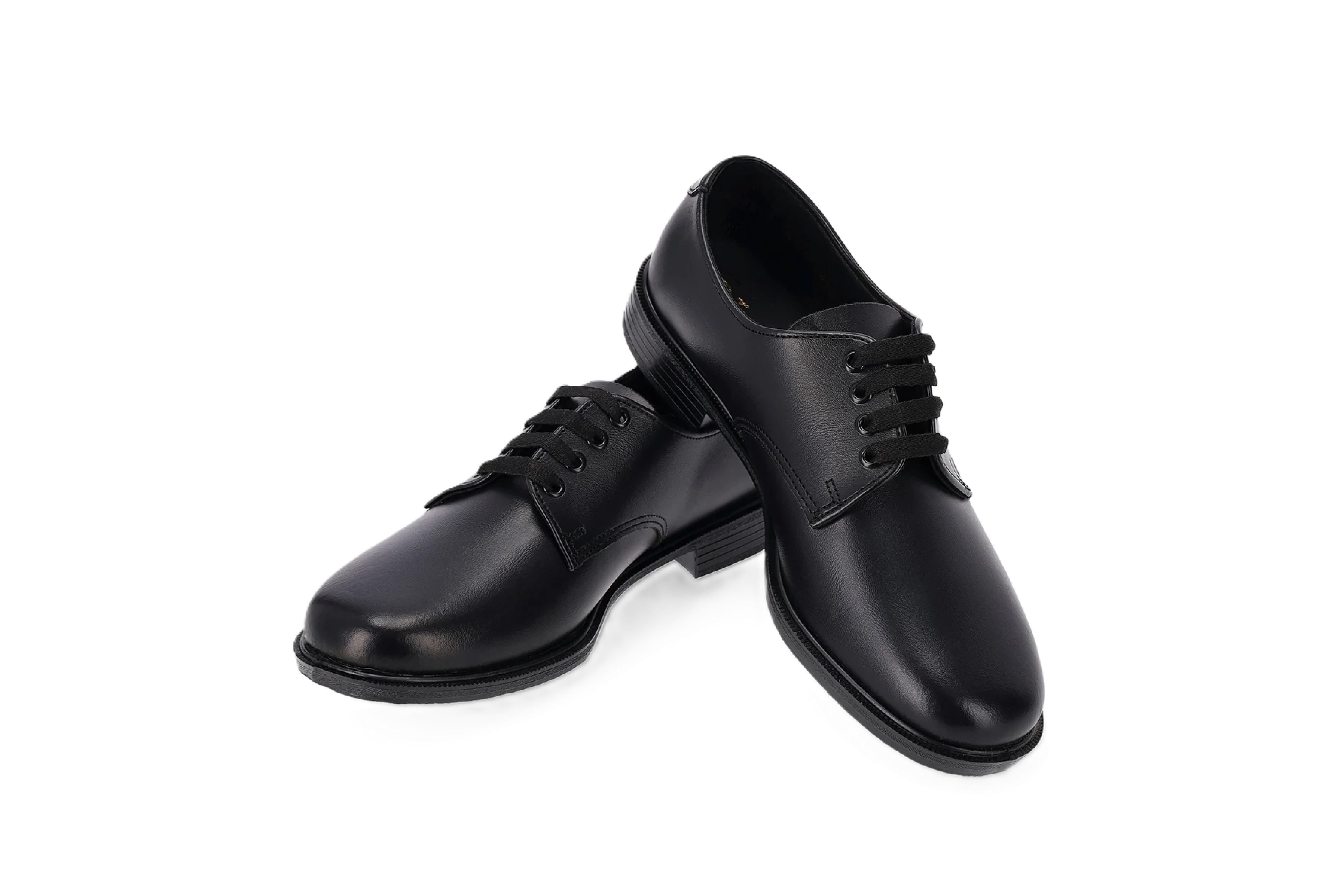 Toughees Hank Lace Up School Shoes - Black