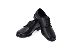 Toughees Hank Lace Up School Shoes - Black