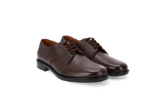 Toughees Hank Lace Up School Shoes - Brown