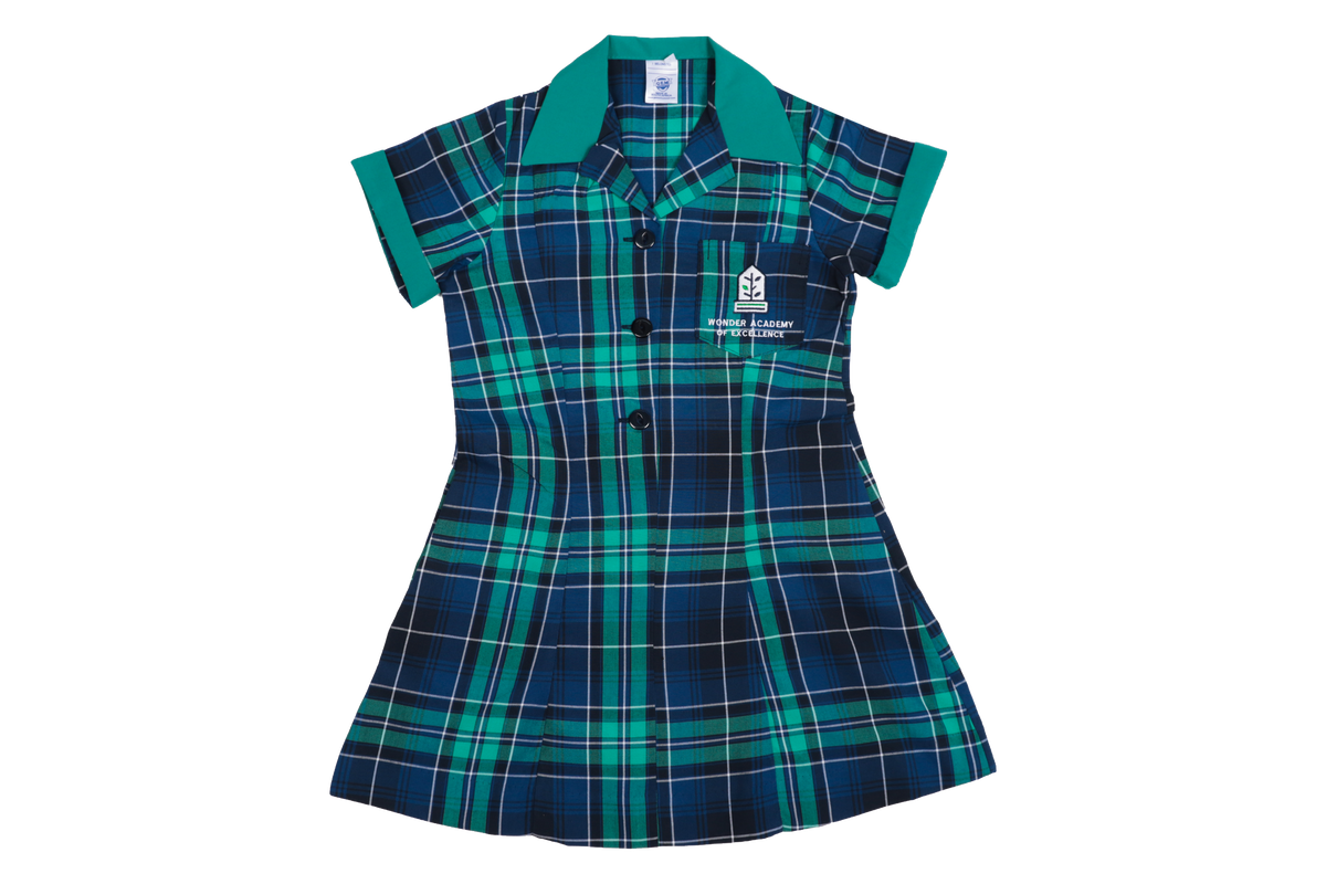 Tartan Emb Dress - Wonder Academy Primary