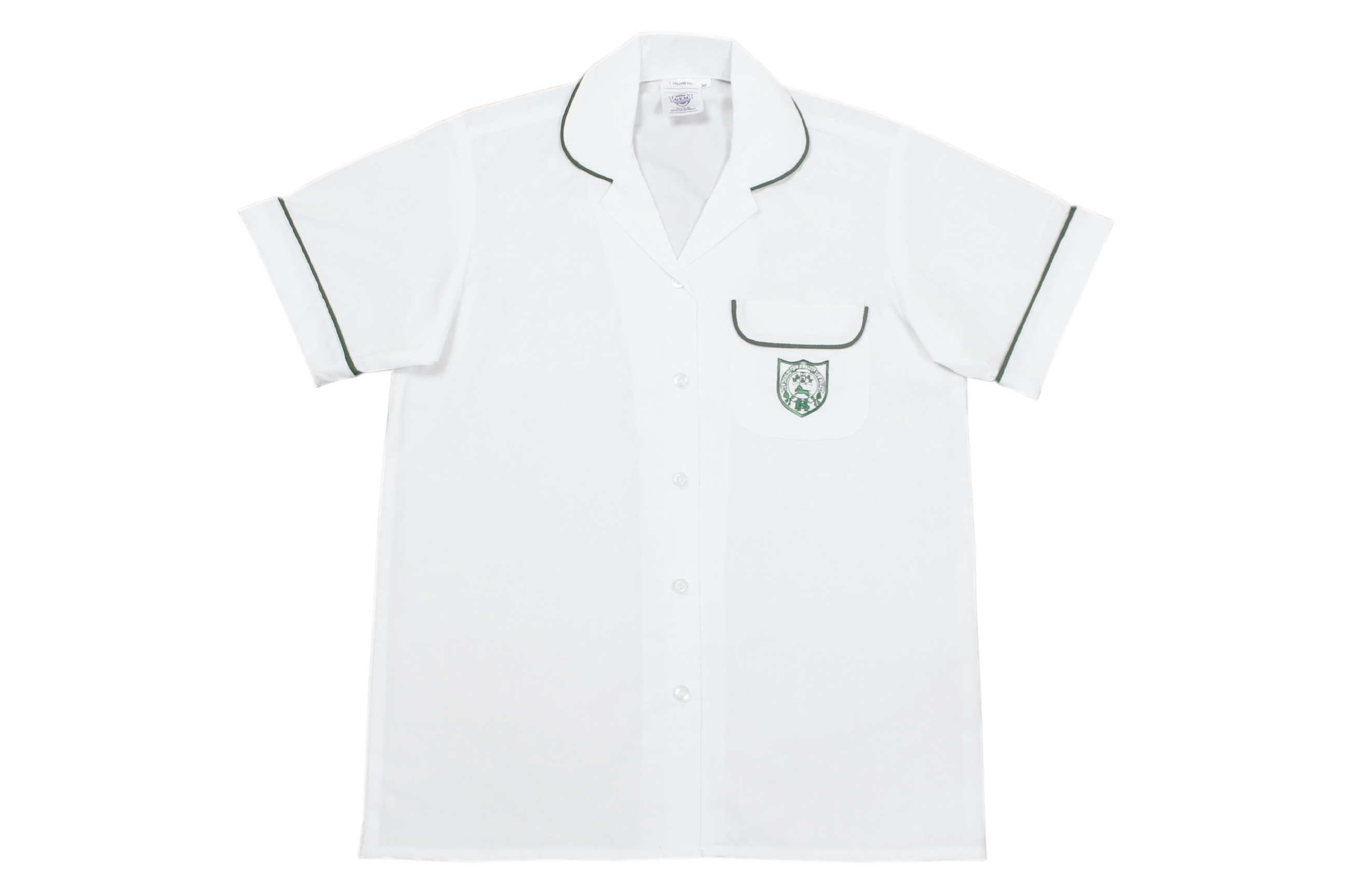 Shortsleeve Roundneck Blouse Emb - Durban Girls High