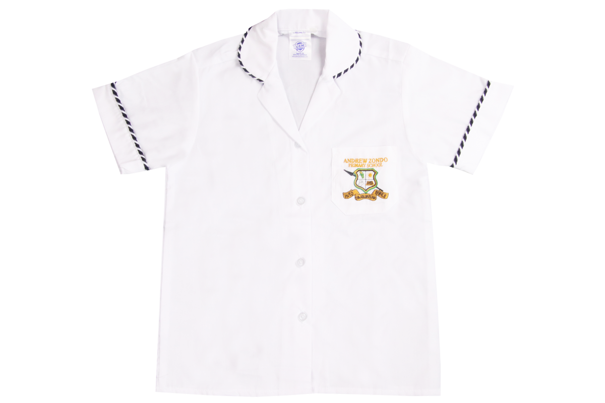 Shortsleeve Blouse Emb - Andrew Zondo