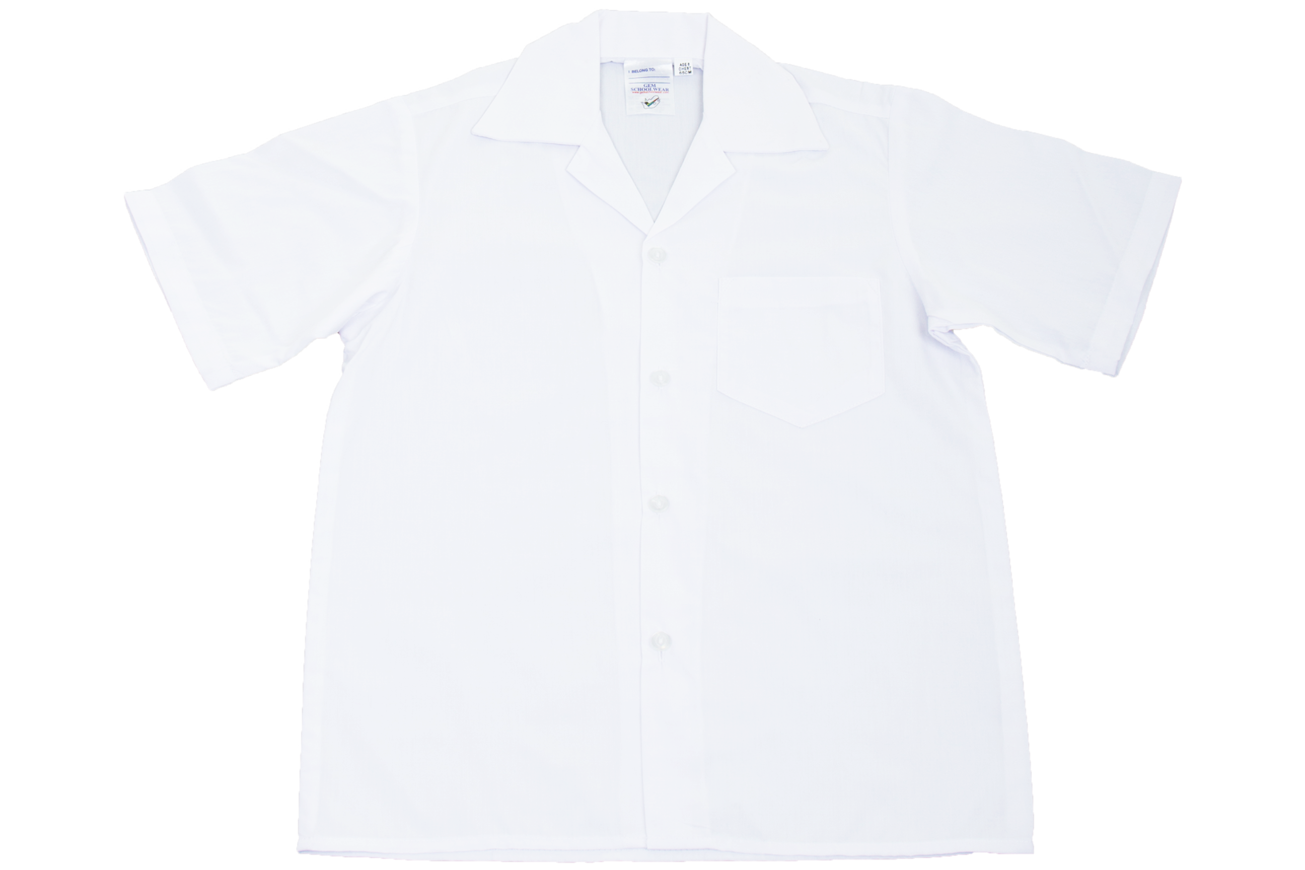 Shortsleeve Gladneck Shirt - White
