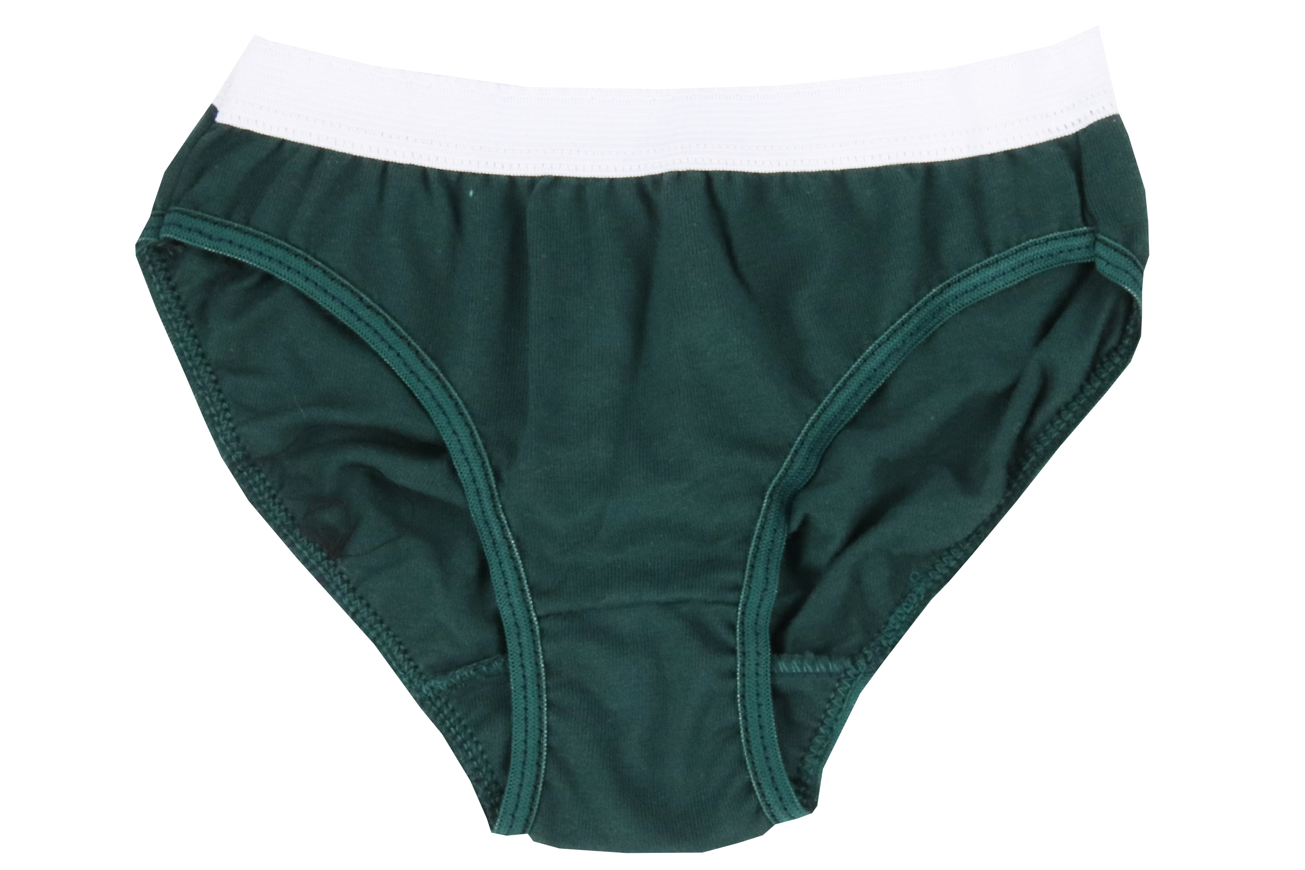 Underwear Girls Panties - Bottle Green (3pk)