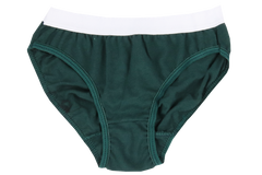 Underwear Girls Panties - Bottle Green (3pk)