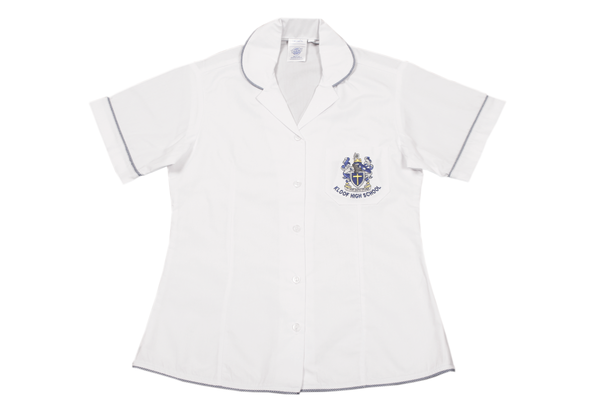Shortsleeve Roundneck Blouse Emb - Kloof High School