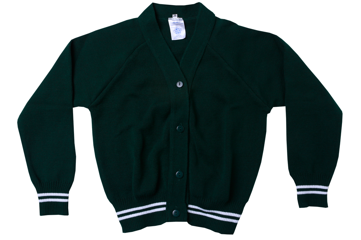 Striped Plain Cardigan - Phaps