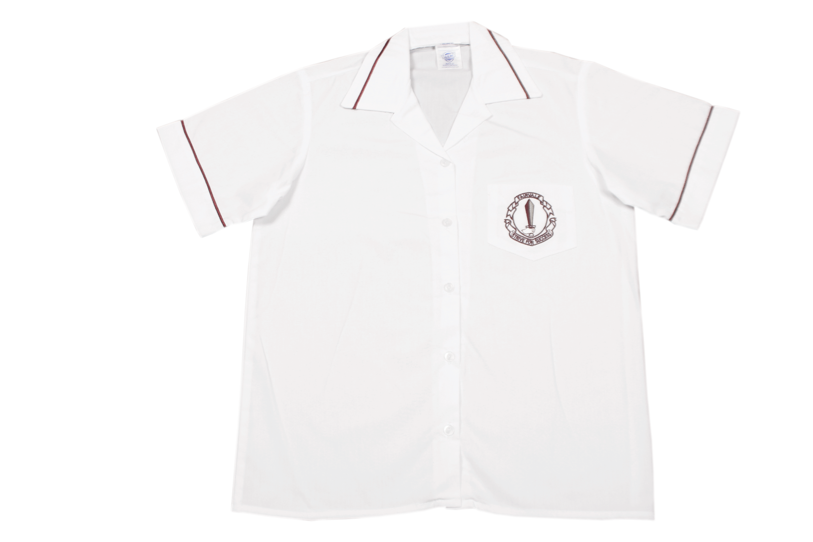 Shortsleeve Gladneck Blouse Emb - Fairvale