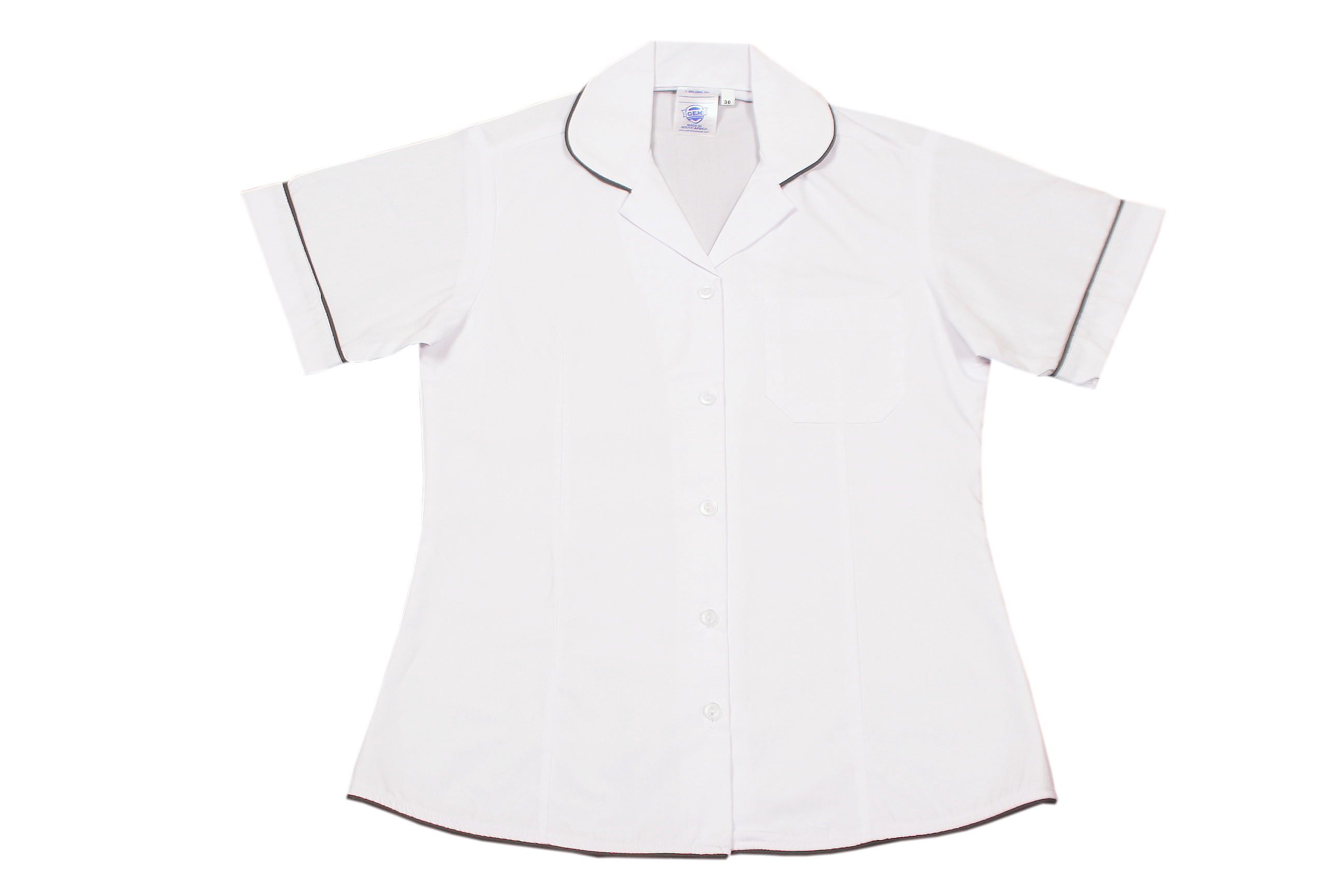 Shortsleeve Roundneck Blouse Plain - Wendon Academy