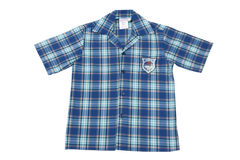 Shortsleeve Check Emb Shirt - Reservoir Hills