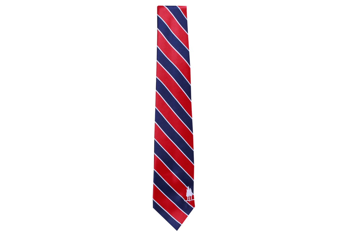 Striped Tie Emb - Redwood Gr 8-12