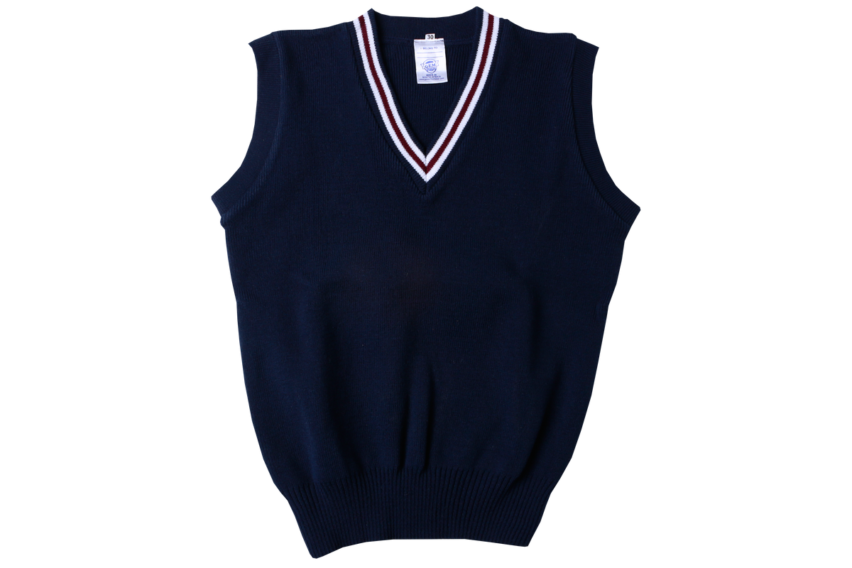 Sleeveless Striped Pullover - Westville Boys' High School