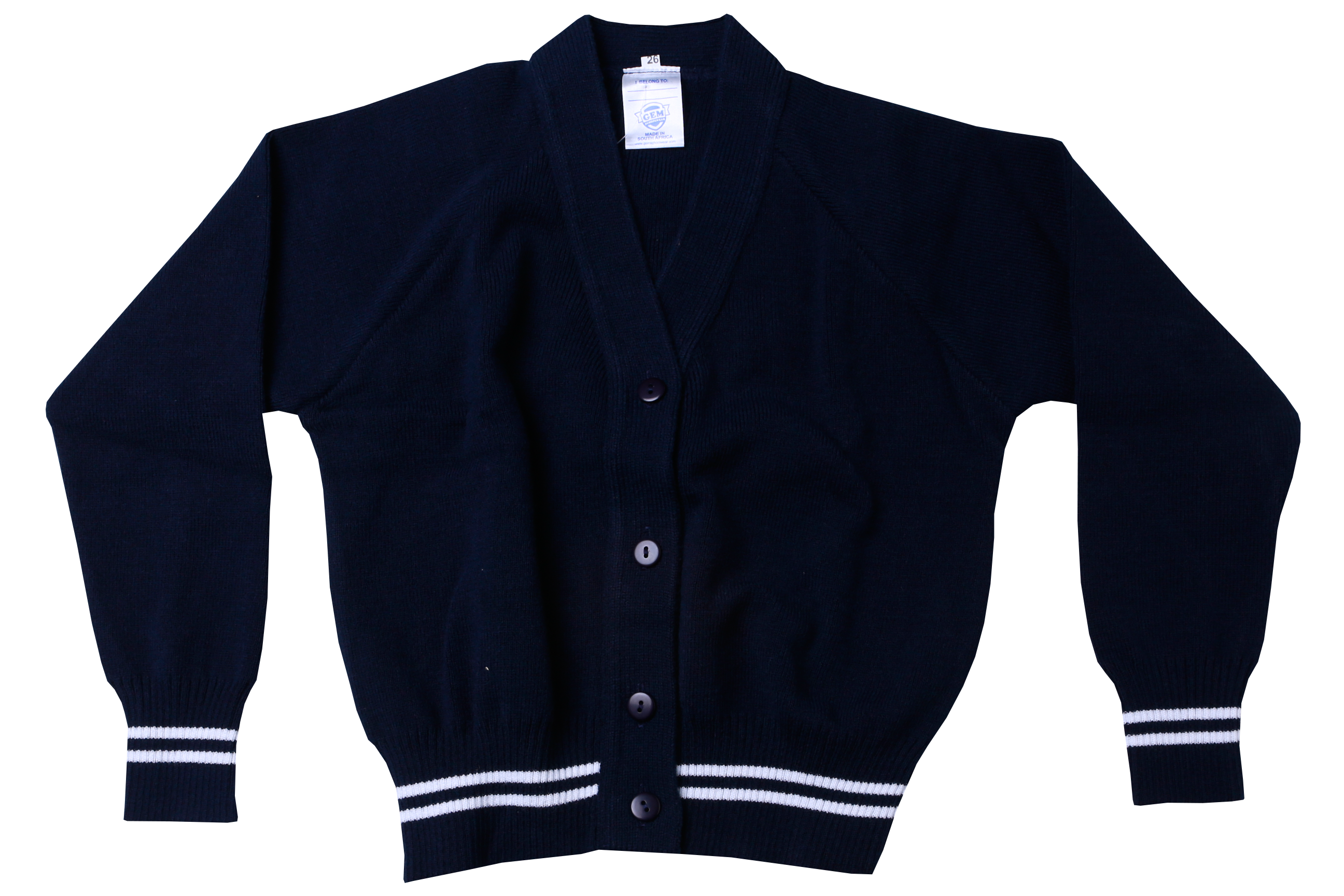 Stripe Plain Cardigan - Peaceville