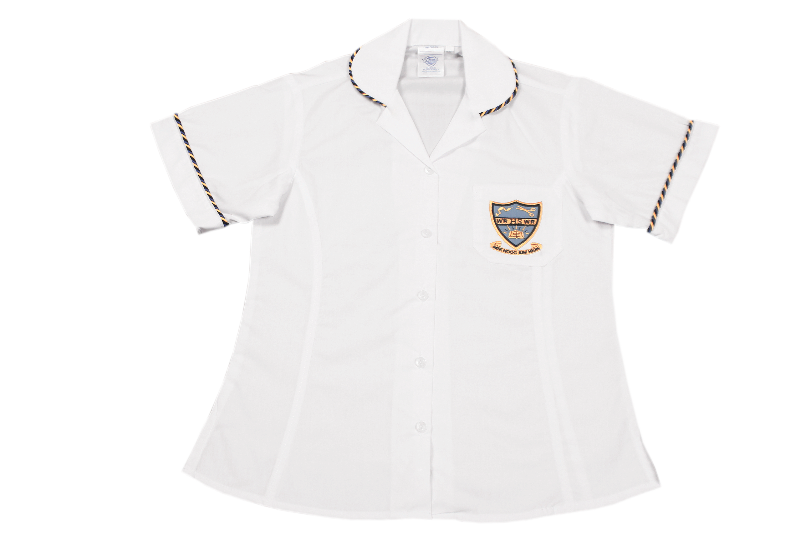 Shortsleeve Roundneck Blouse Emb - Westridge High