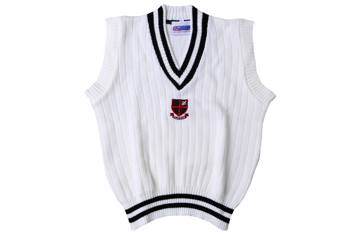 Sleeveless Emb Jersey - Clifton Cricket