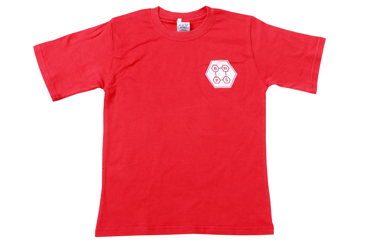 T-Shirt Printed - Berea West Prep - Red (Swallows)