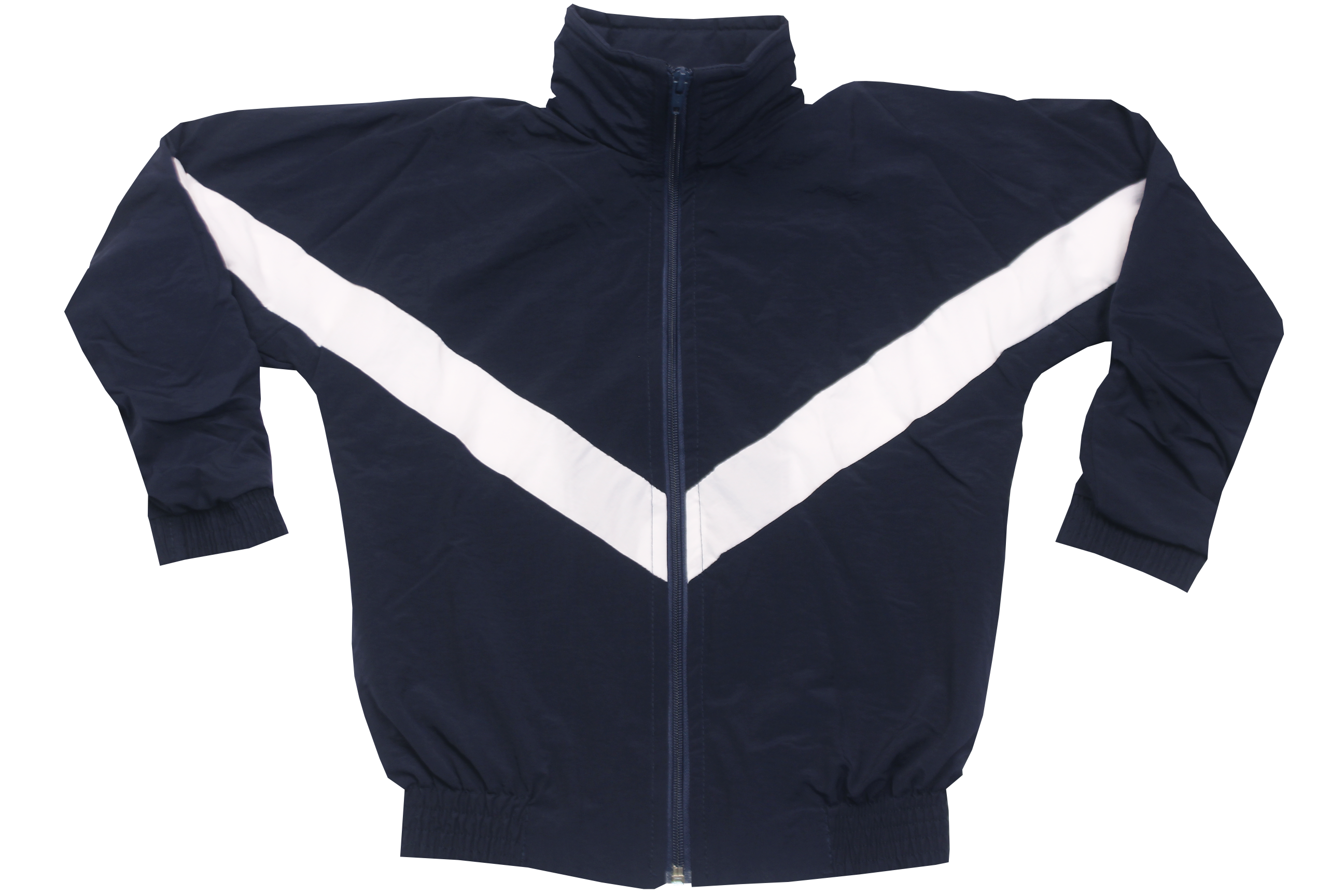 Taslon Tracksuit Set Plain - Navy/White