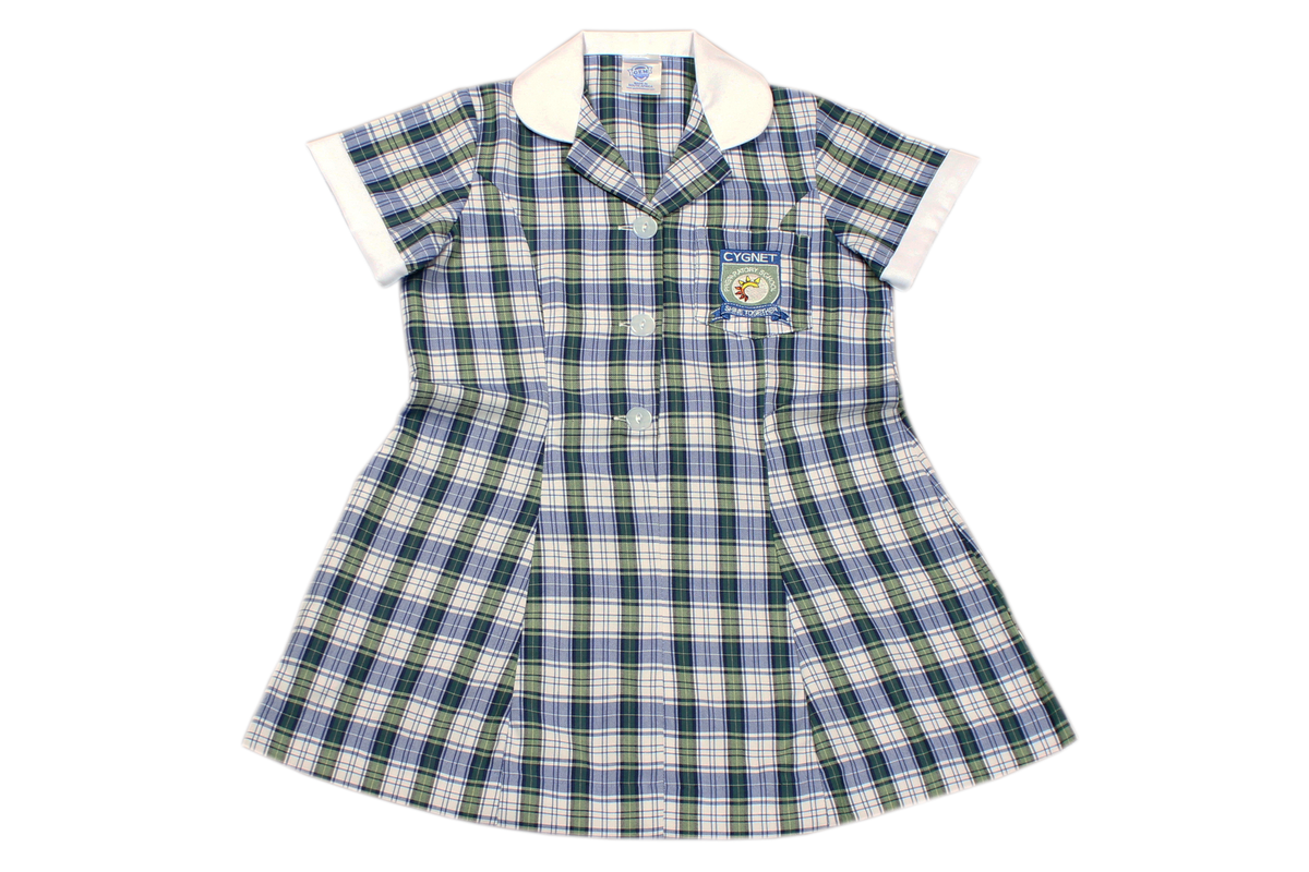 Tartan Emb Dress - Cygnet