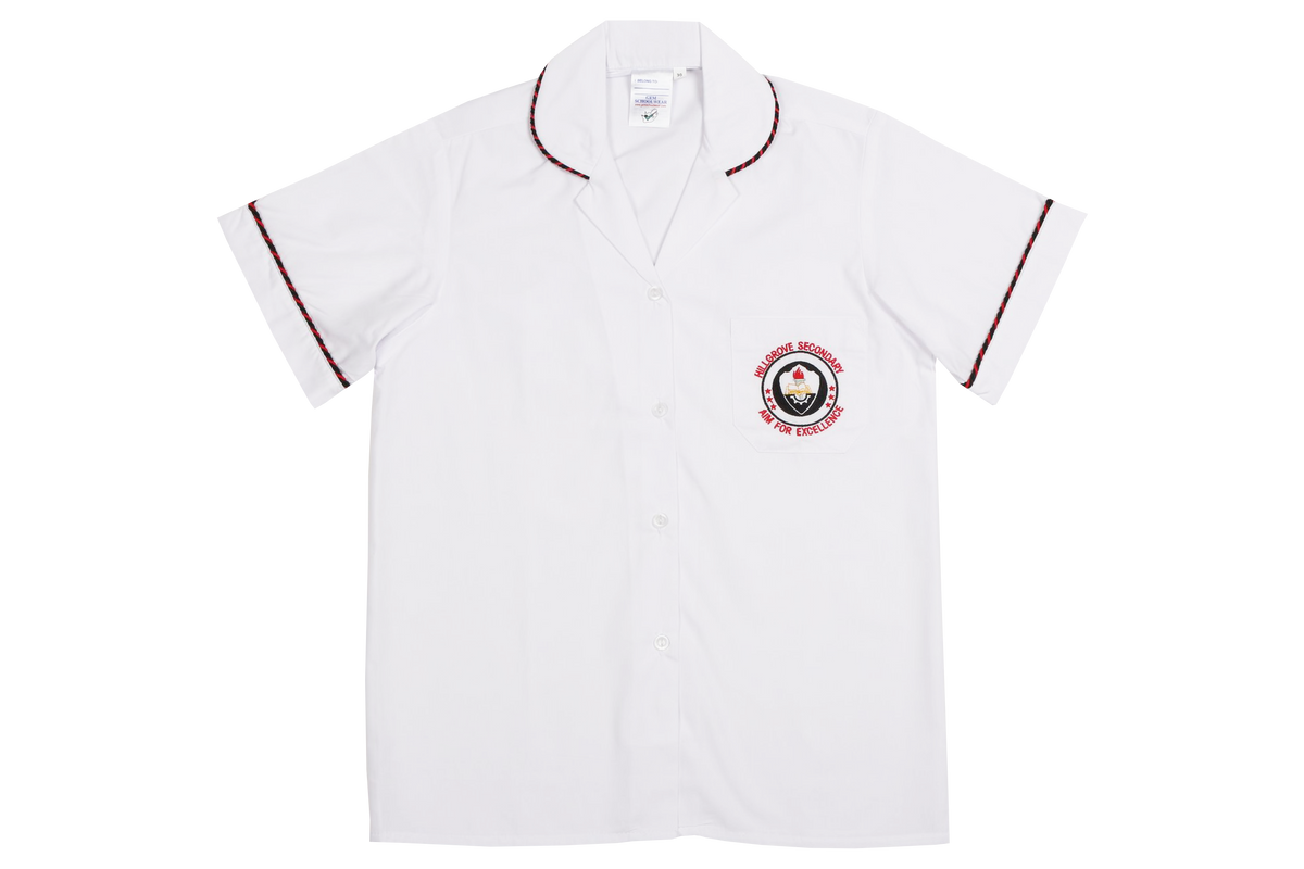 Shortsleeve Roundneck Blouse Emb - Hillgrove
