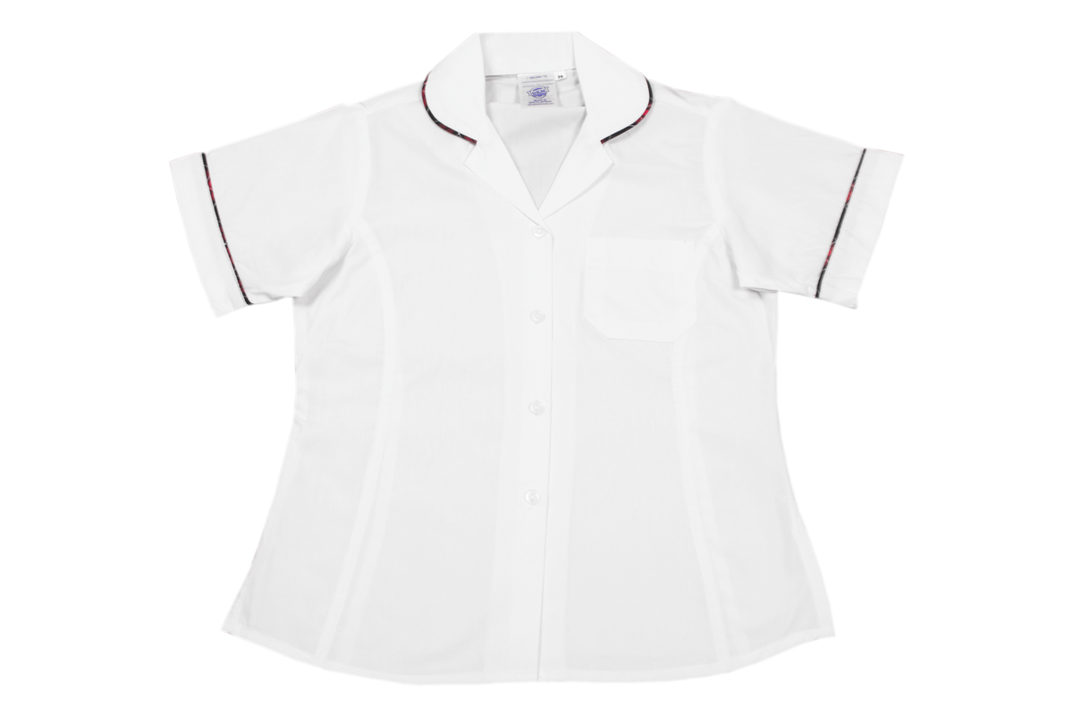 Shortsleeve Roundneck Blouse Plain - Highway College
