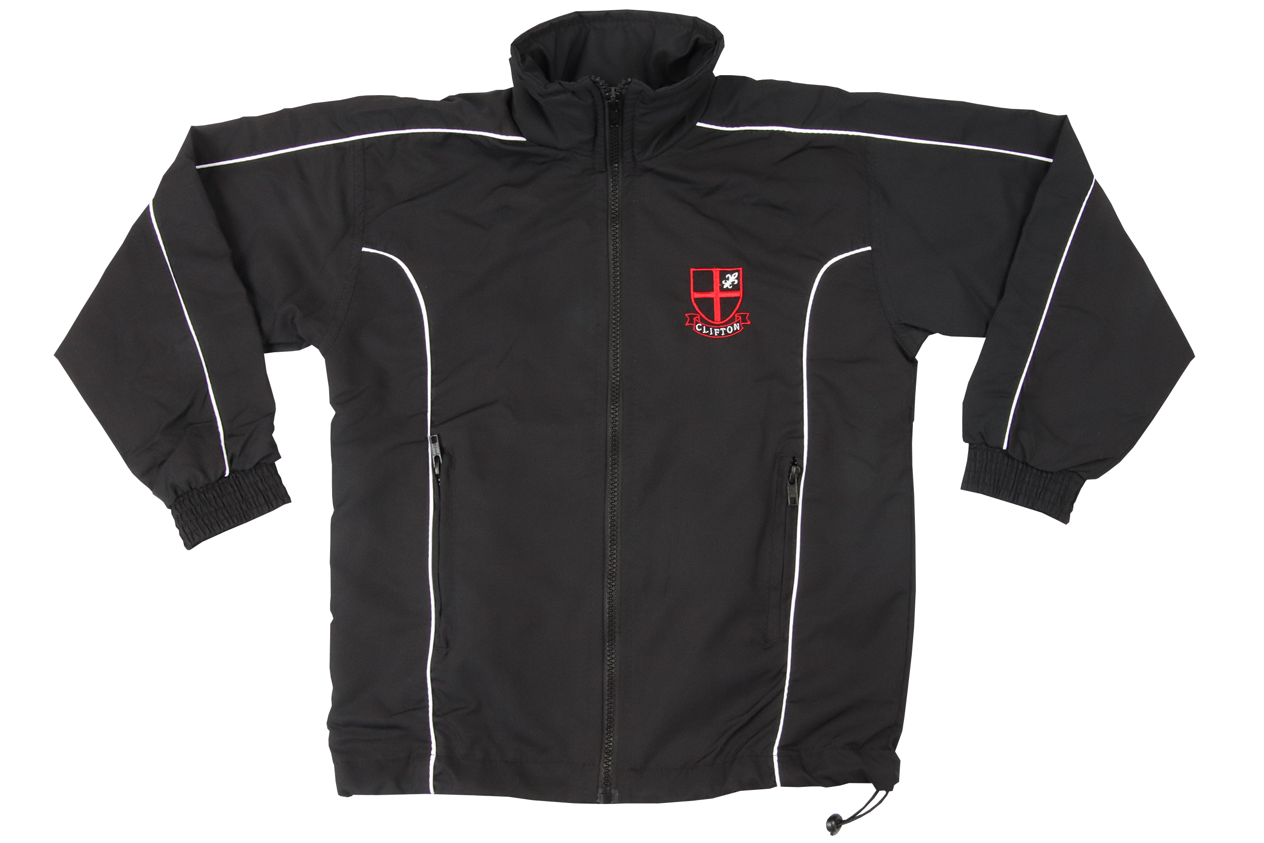 Tracksuit Jacket Micro Emb - Clifton College