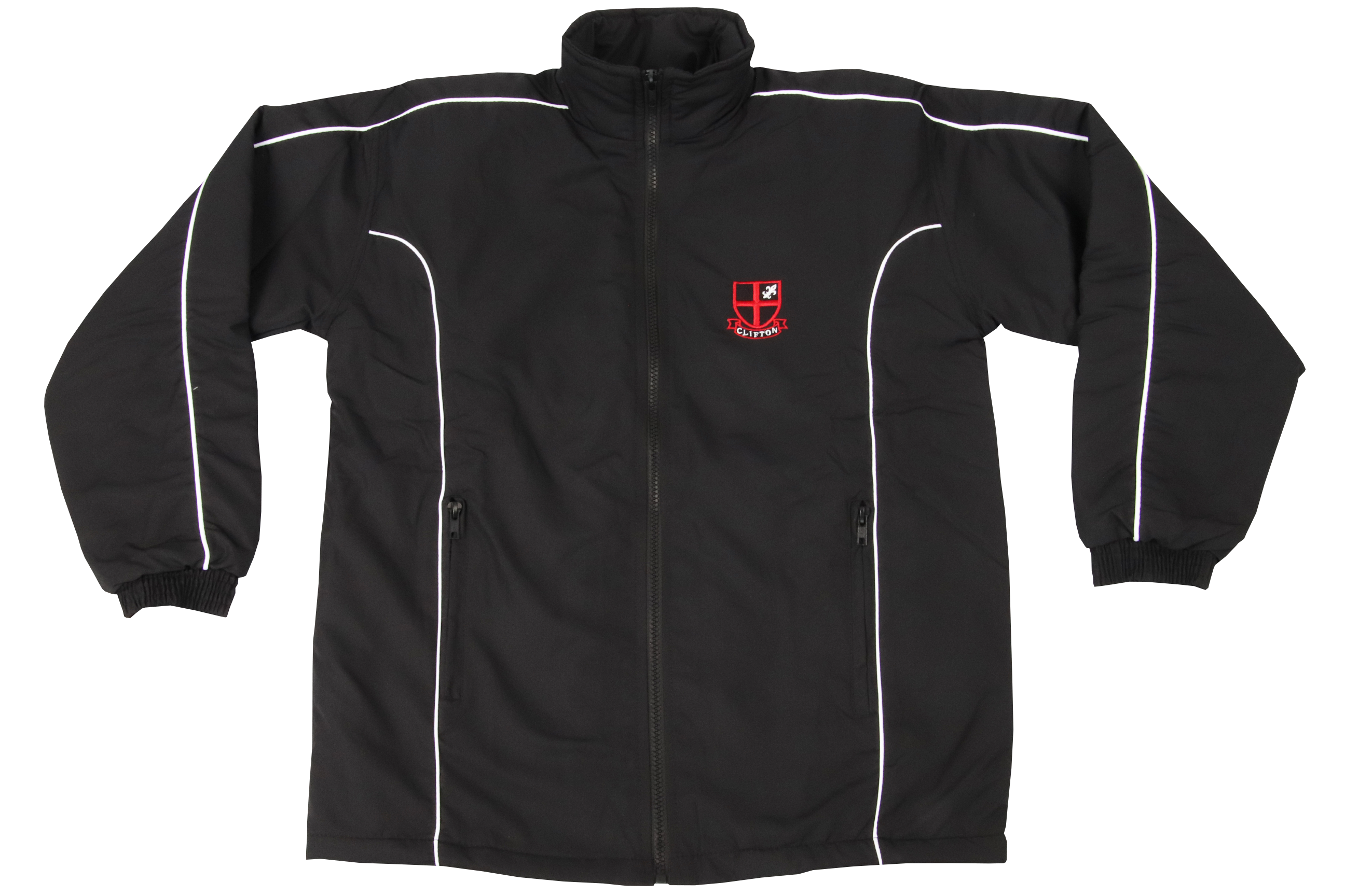 Tracksuit Padded Jacket Micro Emb - Clifton College