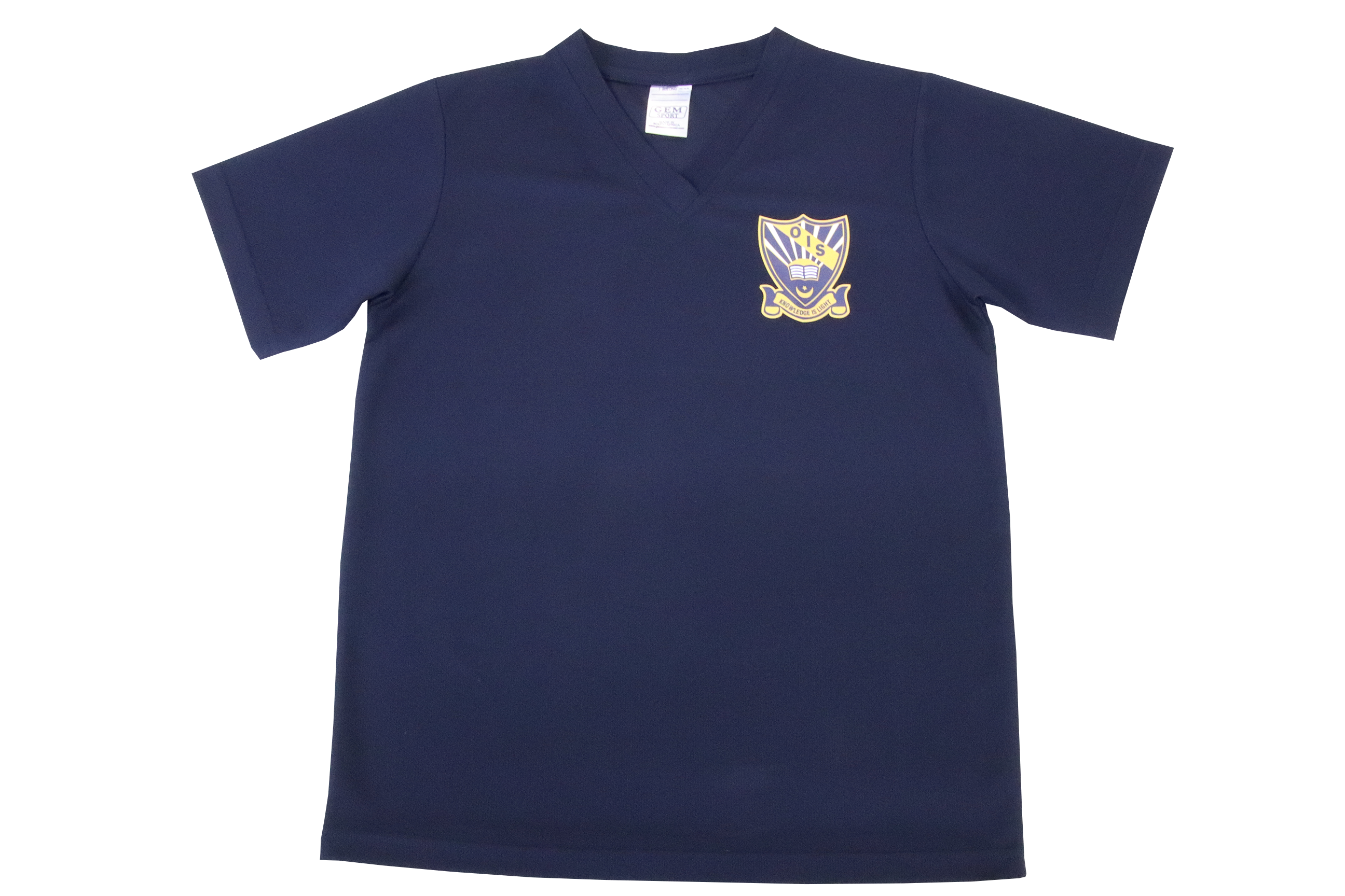 T-Shirt Printed - Navy Orient Sports - Girls (Longer Length) (Gr 8 to 12)