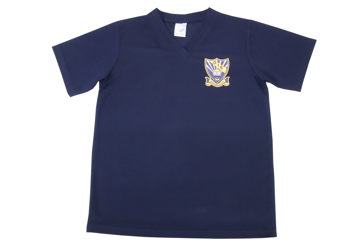 T-Shirt Printed - Navy Orient Sports - Girls (Longer Length) (Gr 8 to 12)