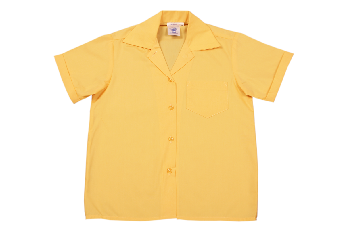 Shortsleeve Gladneck Blouse - Gold