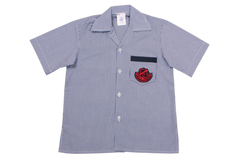 Shortsleeve Check  Emb Shirt - Clarence