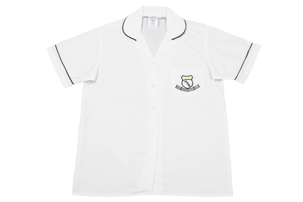 Shortsleeve Roundneck Blouse Emb - Hillview
