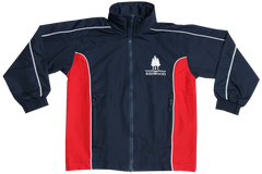 Tracksuit Jacket Micro Emb - Redwood