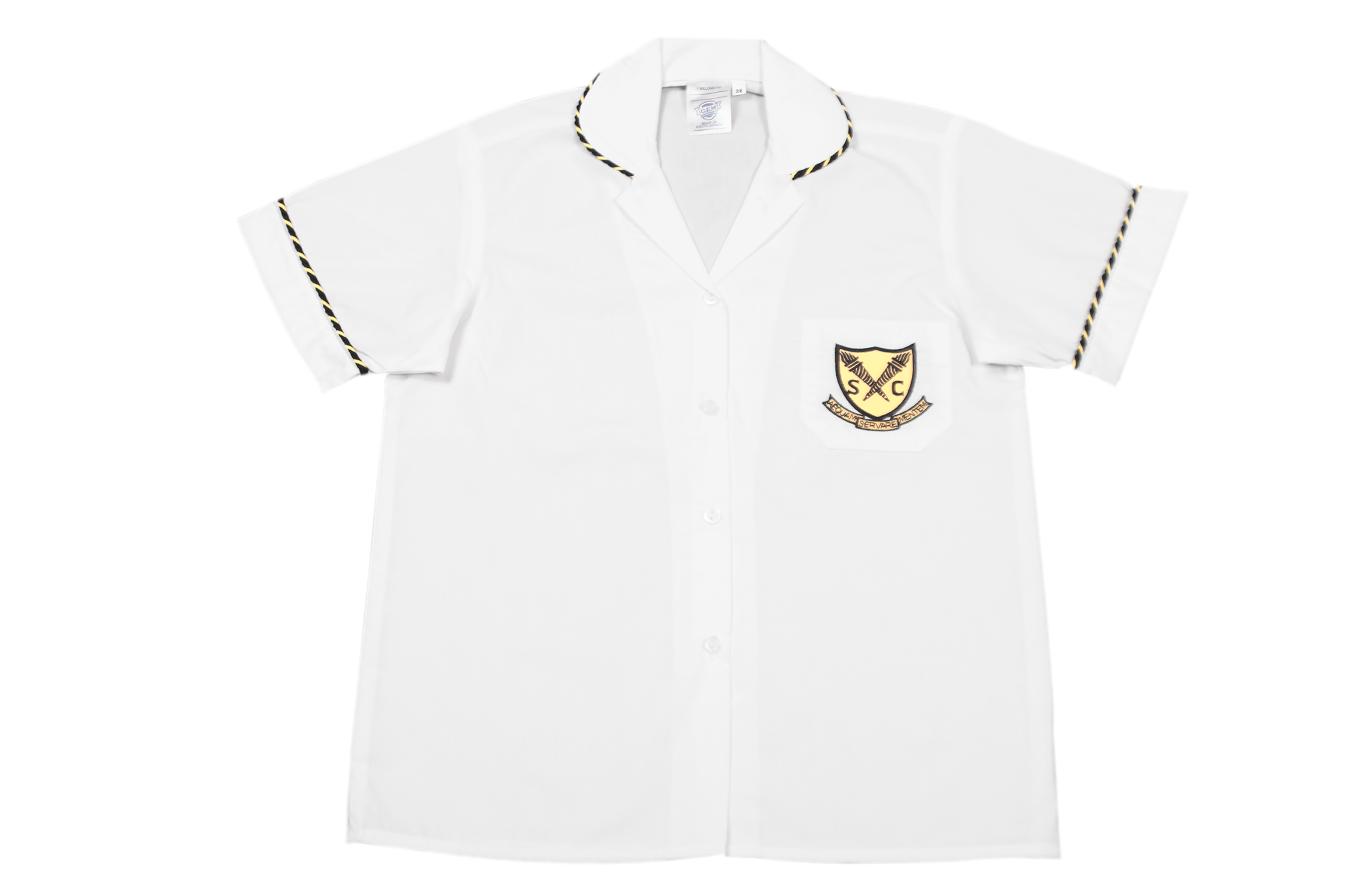 Shortsleeve Roundneck Blouse Emb - Sastri College