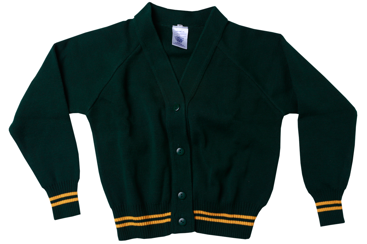 Stripe Plain Cardigan - Lourdes