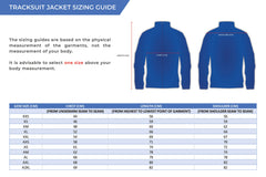 Taslon Tracksuit Set Plain  - Navy/Sky