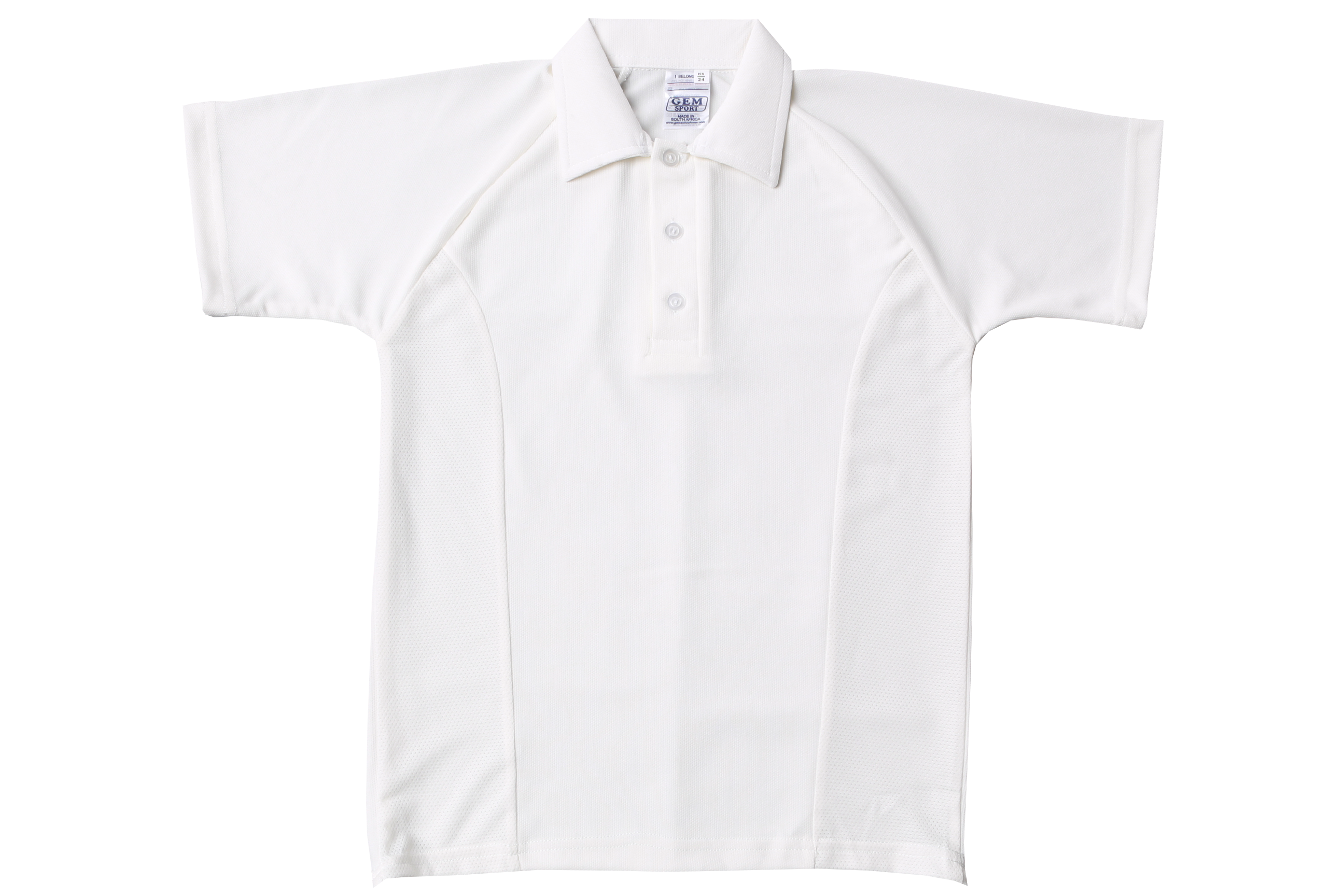 Shortsleeve Cricket Shirt  - Cream