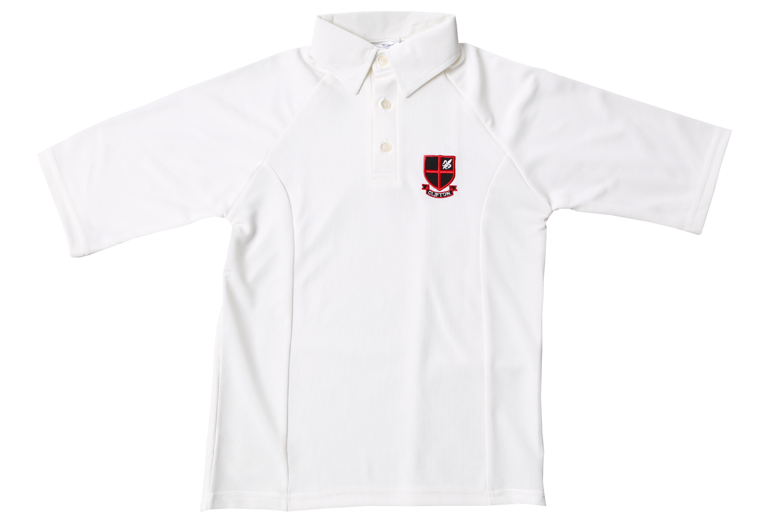 Shortsleeve Cricket Shirt Emb - Clifton