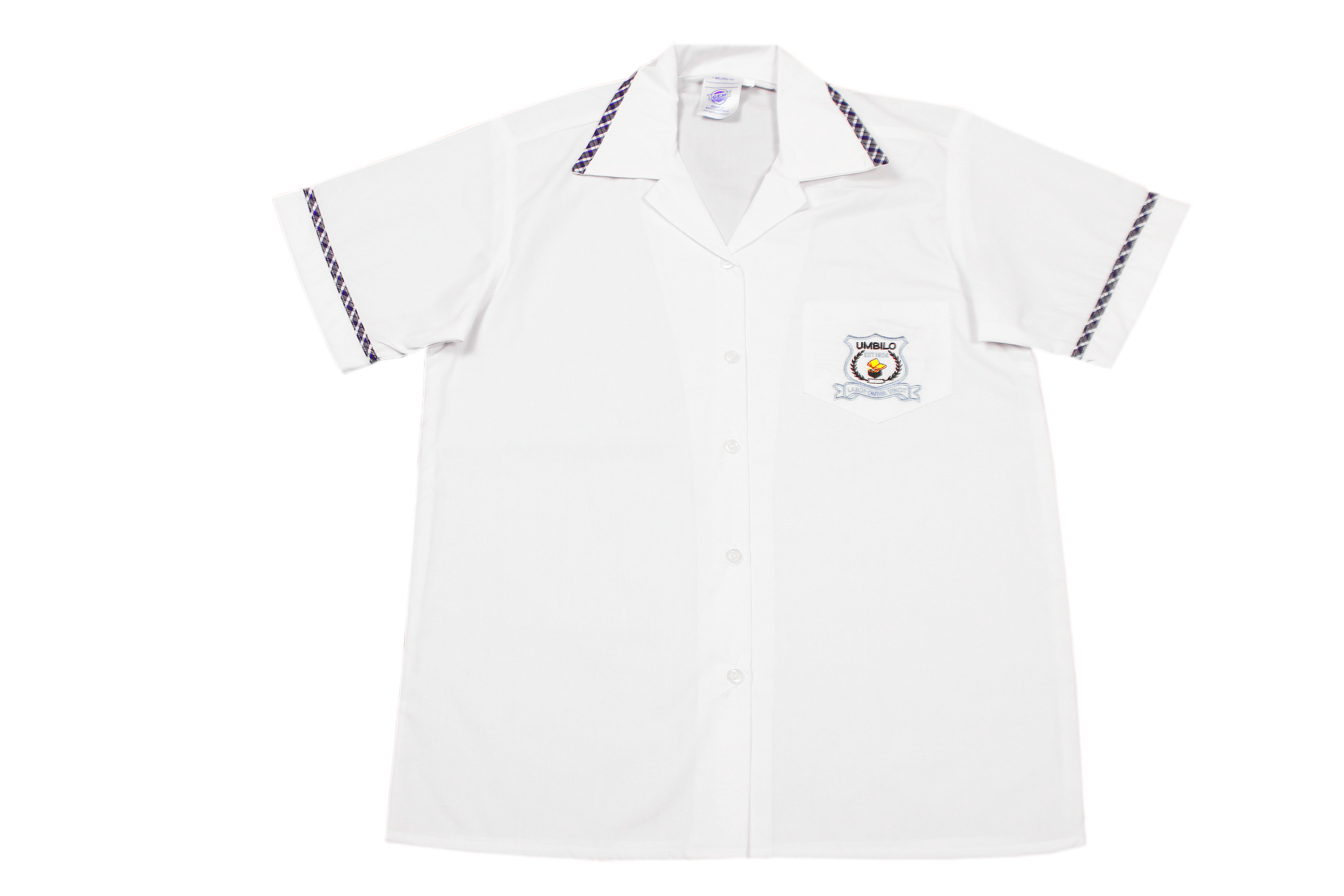 Shortsleeve Gladneck Blouse Emb - Umbilo