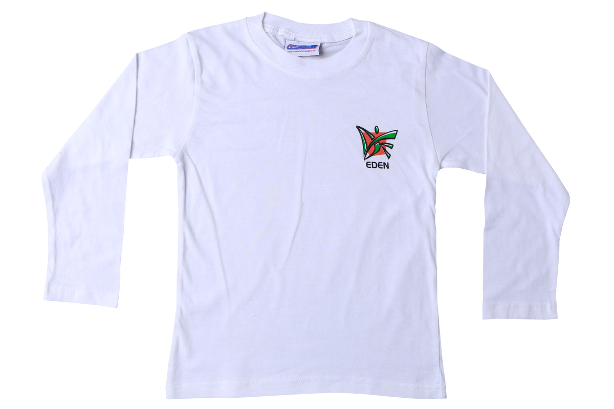 T-Shirt Printed - Eden White Long Sleeve