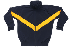 Taslon Tracksuit Set Plain  - Navy/Gold