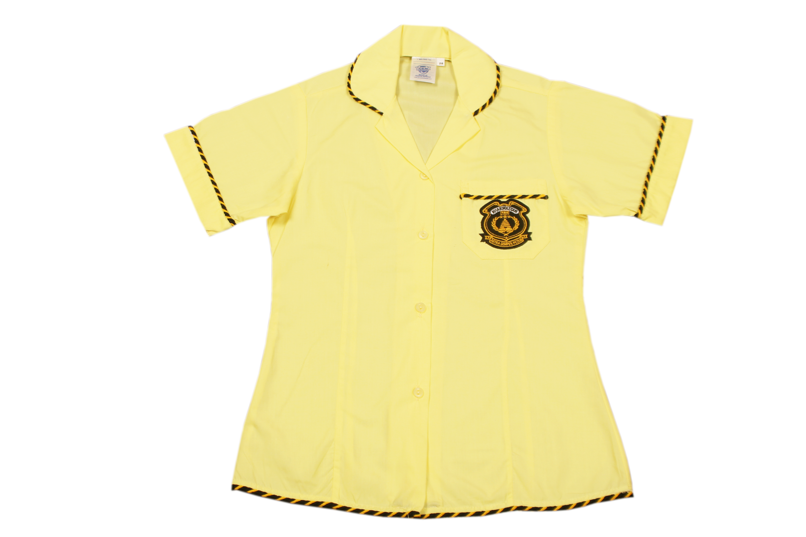 Shortsleeve Roundneck Blouse Emb - Kharwastan Secondary