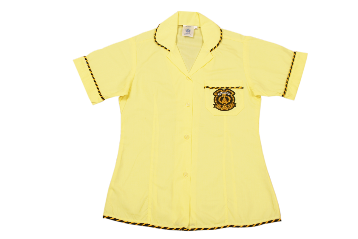 Shortsleeve Roundneck Blouse Emb - Kharwastan Secondary