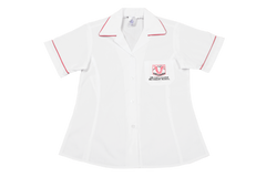 Shortsleeve Gladneck Blouse Emb - AD Lazarus
