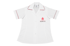 Shortsleeve Roundneck Blouse Emb - Redwood College