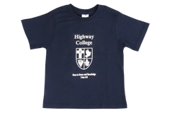 T-shirt Navy Printed - Highway College