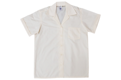 Shortsleeve Gladneck Blouse - Cream