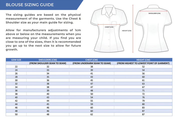 Short sleeve Blouse Emb - Sea Cow Lake Secondary